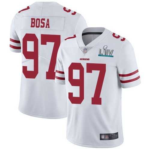 Youth Nike 49ers 97 Nick Bosa White 2020 Super Bowl LIV Vapor Untouchable Limited Jersey,We sell and wholesale Youth Nike 49ers 97 Nick Bosa White 2020 Super Bowl LIV Vapor Untouchable Limited Jersey on line form chian!